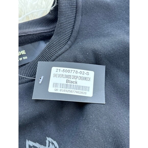 Darc Sport SHE Wolves Worldwide Crewneck Black Size Small - Picture 10 of 10